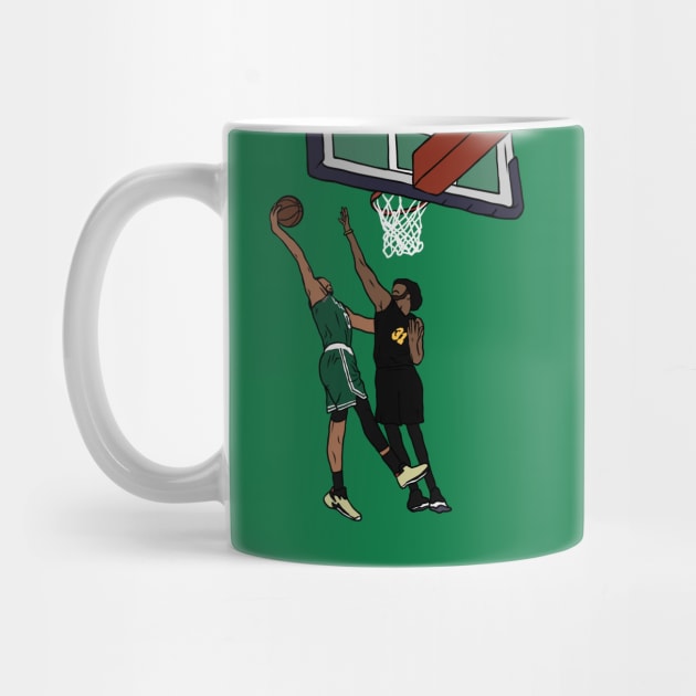 Jayson Tatum Dunks On Jarrett Allen by rattraptees